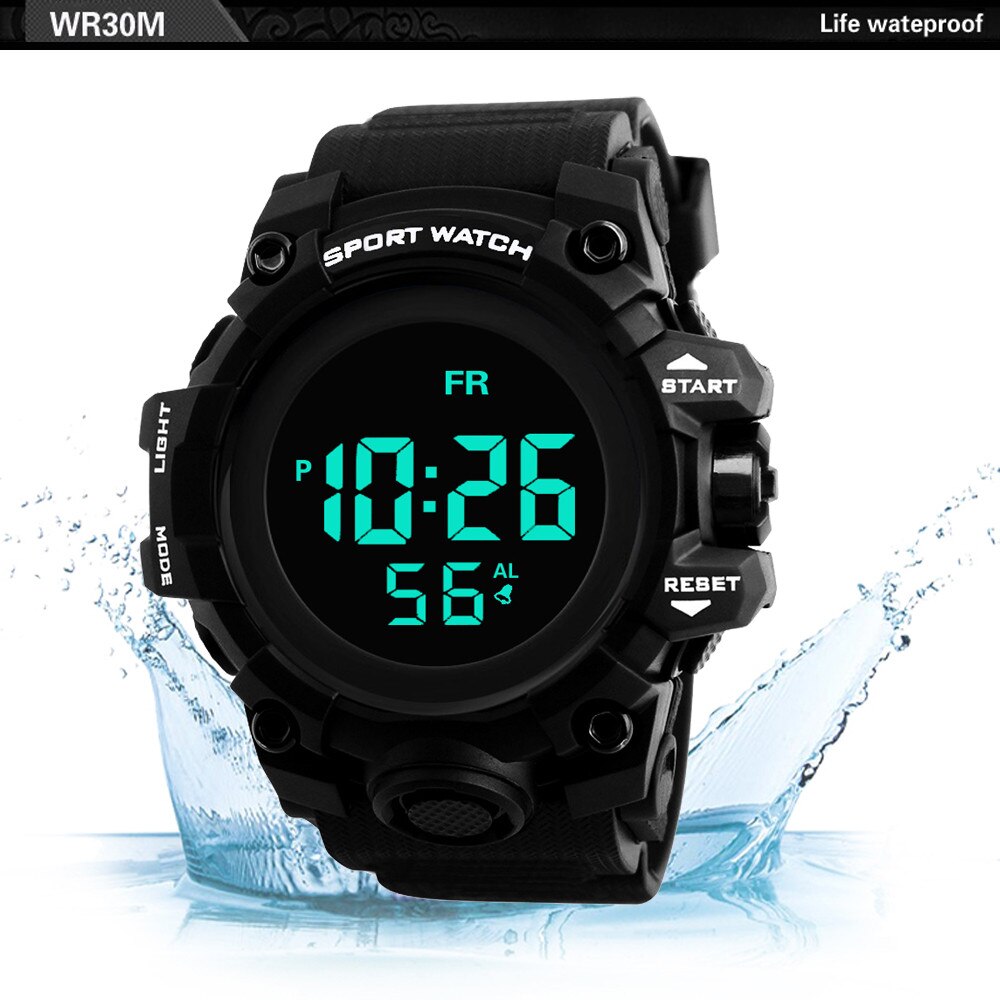 2018 New Arrivals Watches Male Female Luxury Men Analog Digital Military Army Sport LED Waterproof Wrist Watch Clock