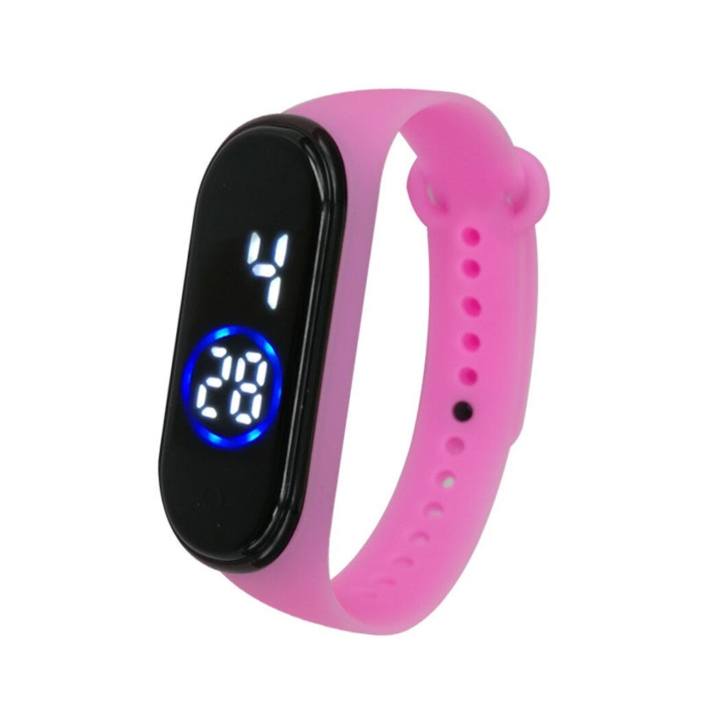 Fashion 50M Waterproof Digital LED Sports Watch Unisex Silicone Band sports Watch Men And Women Bracelet Children Wrist #2