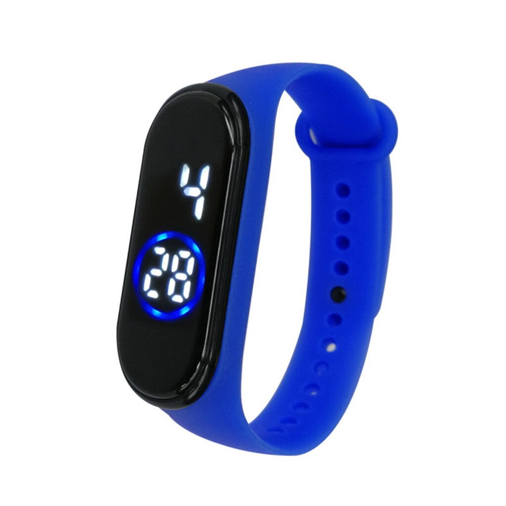 Fashion 50M Waterproof Digital LED Sports Watch Unisex Silicone Band sports Watch Men And Women Bracelet Children Wrist #2