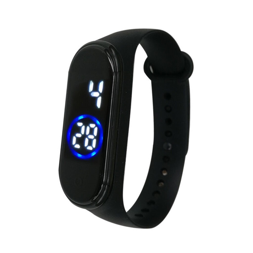 Fashion 50M Waterproof Digital LED Sports Watch Unisex Silicone Band sports Watch Men And Women Bracelet Children Wrist #2