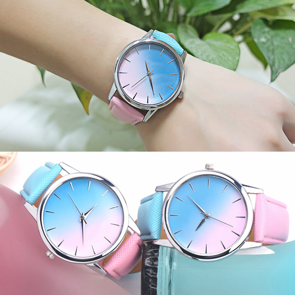 Fashion Fabulous Pretty Jelly Quartz Wrist Watch Women Colorful Lady Wristwatch Women Relogio Masculino Pink Red Blue 3CM Small