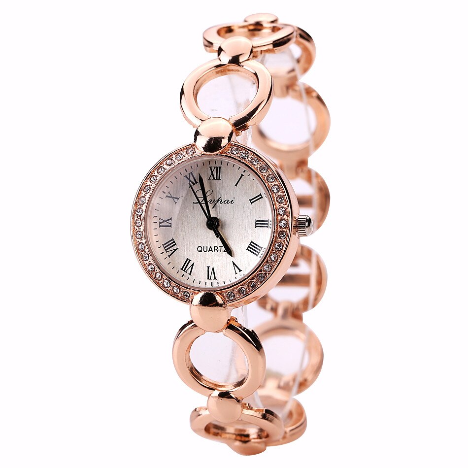 Gold Bangle Bracelet Luxury Watches Stainless Steel Retro Ladies Quartz Wristwatches Fashion Casual Women Dress Watch #4