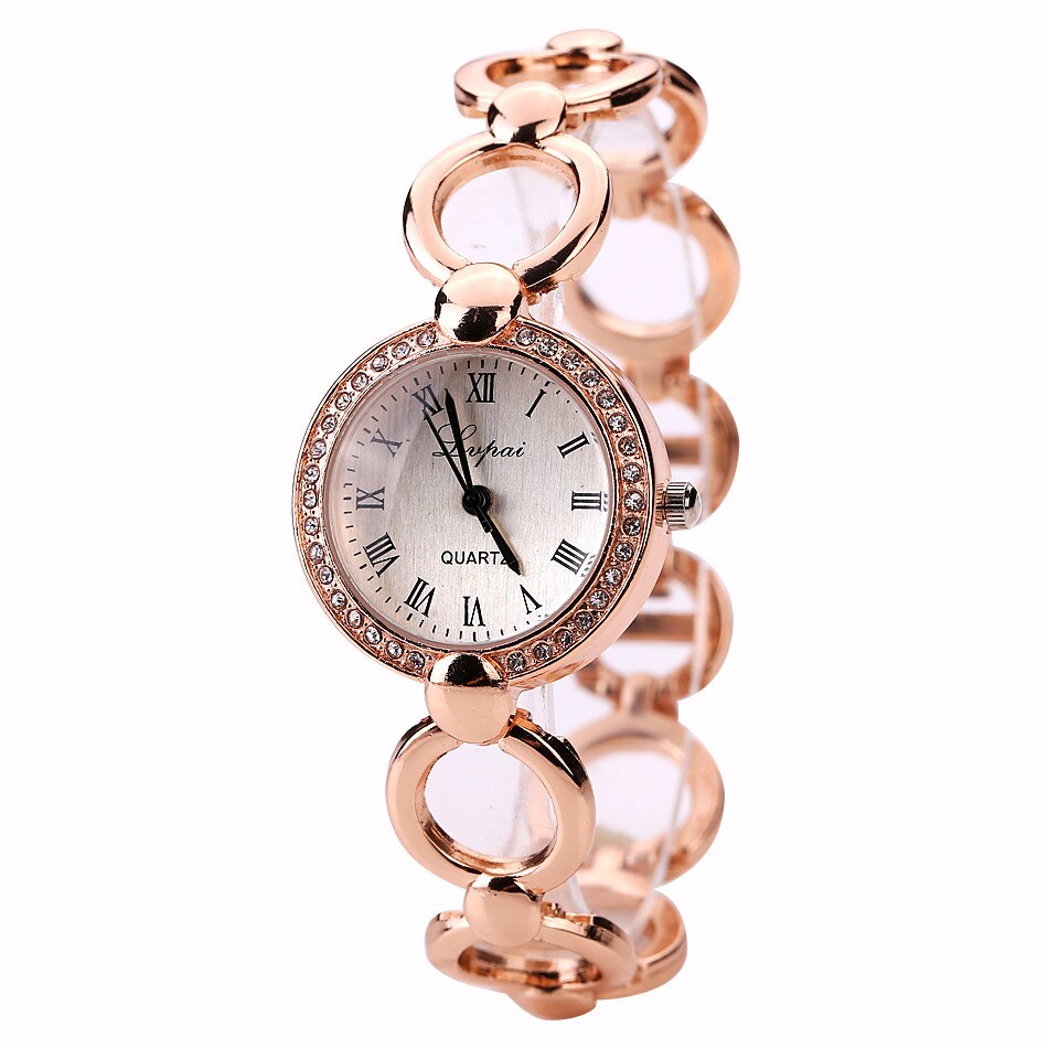 Gold Bangle Bracelet Luxury Watches Stainless Steel Retro Ladies Quartz Wristwatches Fashion Casual Women Dress Watch #4
