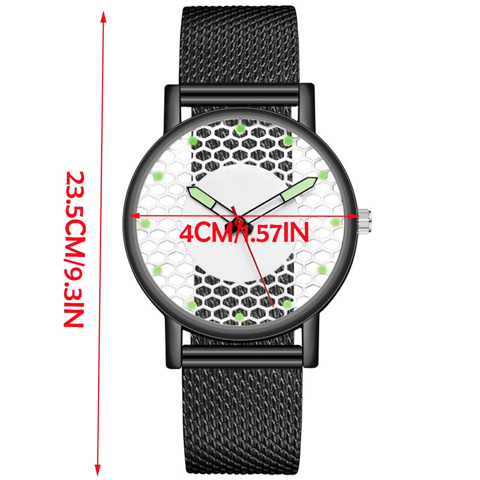 Hollow perspective luminous watch men's strap men's watch  Top Brand Luxury Quartz Casual Slim Mesh Watch Relogio Masculino#2