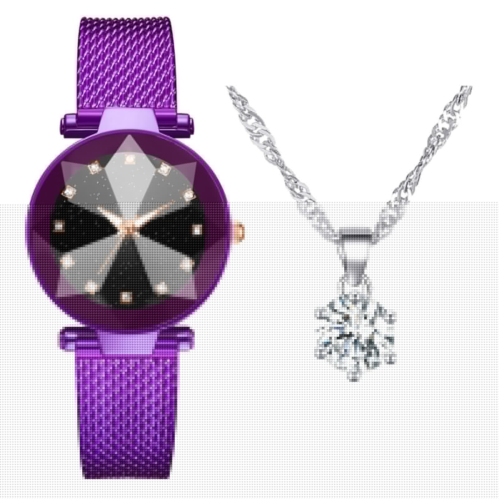 Ladies Magnetic Starry Sky Clock Luxury Women Watches Fashion Diamond Female Quartz Wristwatches Relogio Feminino Zegarek #8