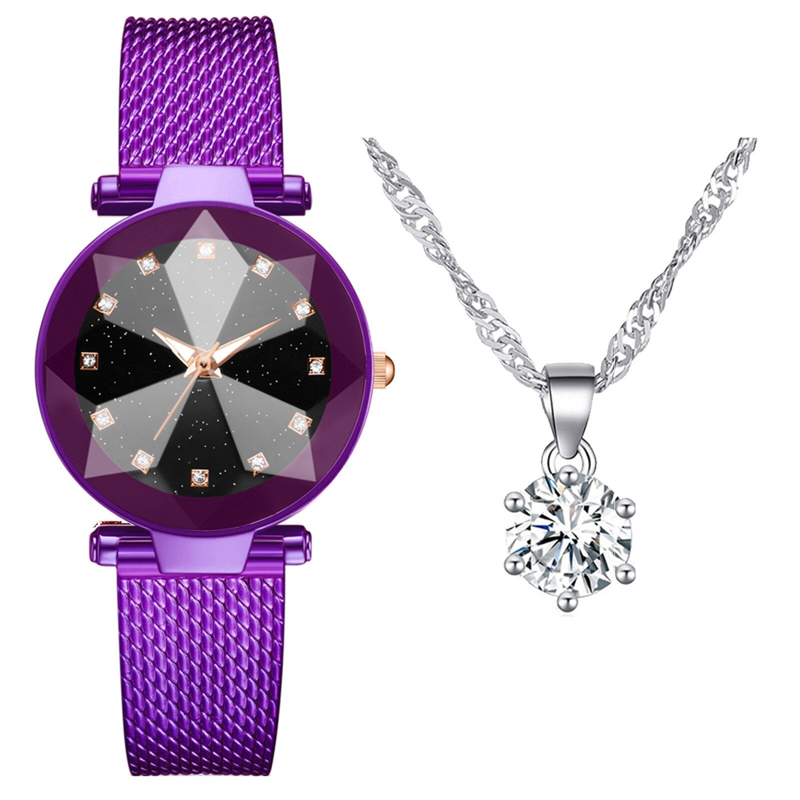 Ladies Magnetic Starry Sky Clock Luxury Women Watches Fashion Diamond Female Quartz Wristwatches Relogio Feminino Zegarek #8