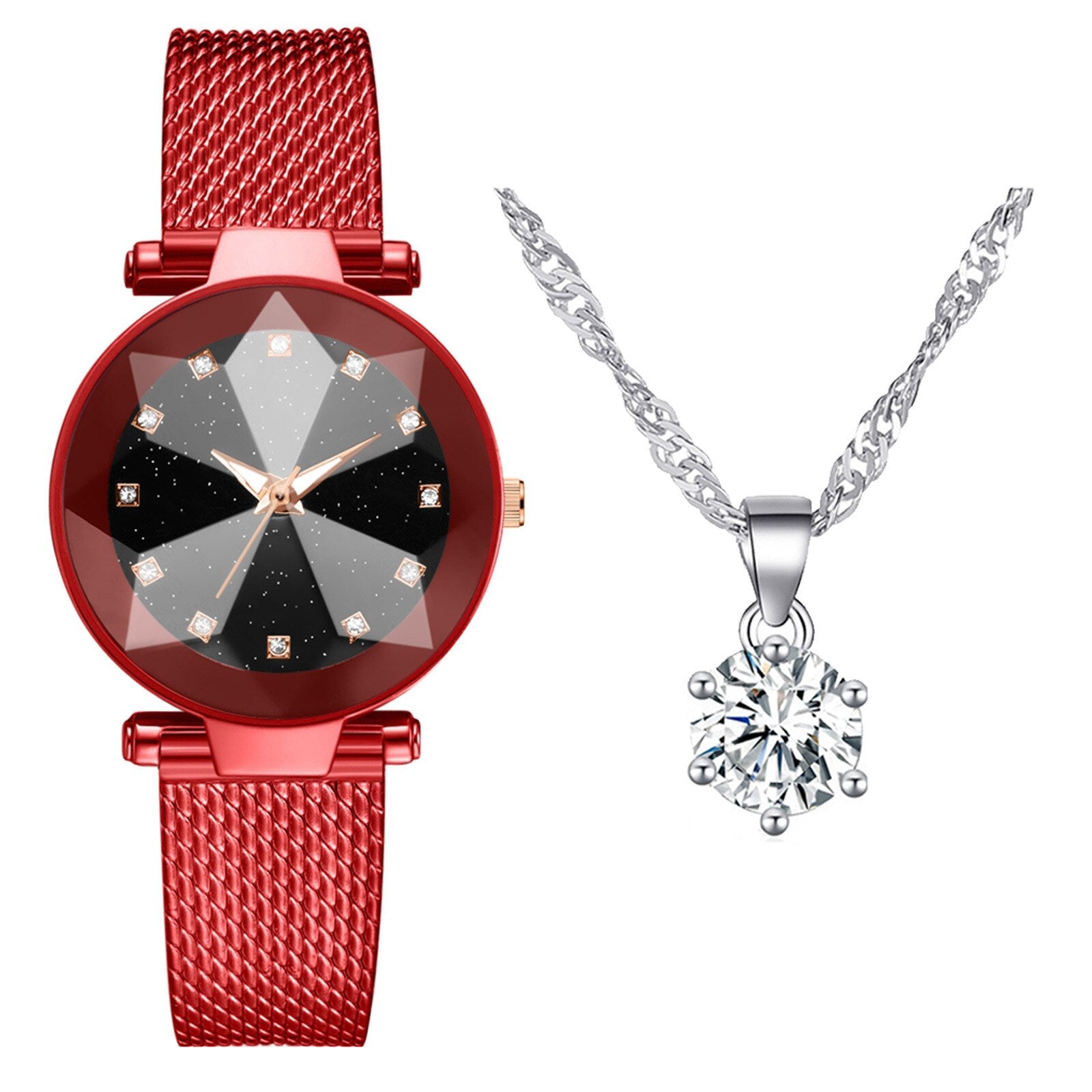 Ladies Magnetic Starry Sky Clock Luxury Women Watches Fashion Diamond Female Quartz Wristwatches Relogio Feminino Zegarek #8