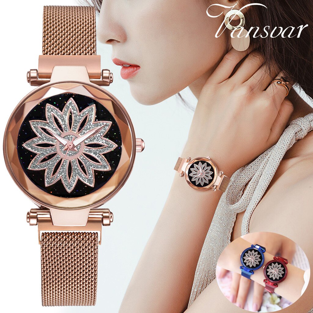 Ladies Magnetic Starry Sky Clock Luxury Women Watches Fashion Female Quartz Wristwatches Relogio Feminino Zegarek Damski #4