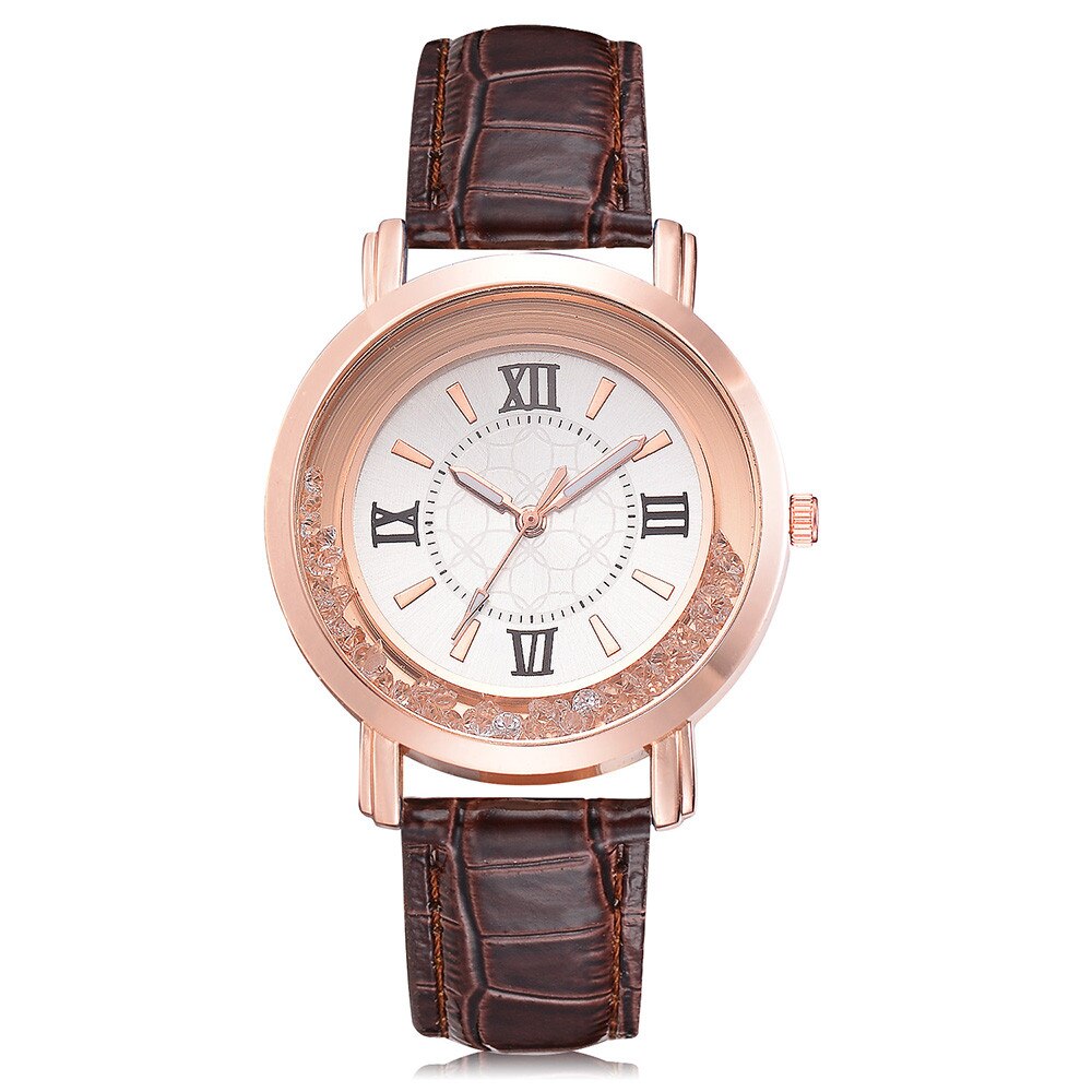 Luxury Brand Leather Quartz Women's Watch Ladies Fashion Watch Women Wristwatch Clock relogio feminino hours reloj mujer #4