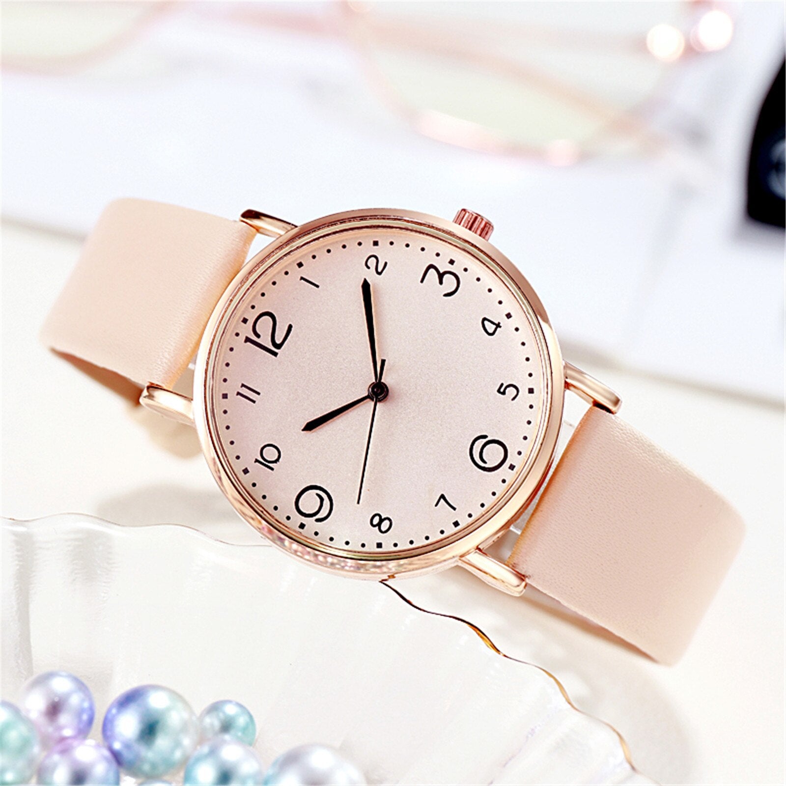 Luxury Brand Leather Quartz Women's Watch Ladies Fashion Watch Women Wristwatch Clock relogio feminino hours reloj mujer saati#8