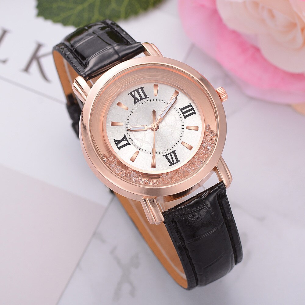 Luxury Brand Leather Quartz Women's Watch Ladies Fashion Watch Women Wristwatch Clock relogio feminino hours reloj mujer #4