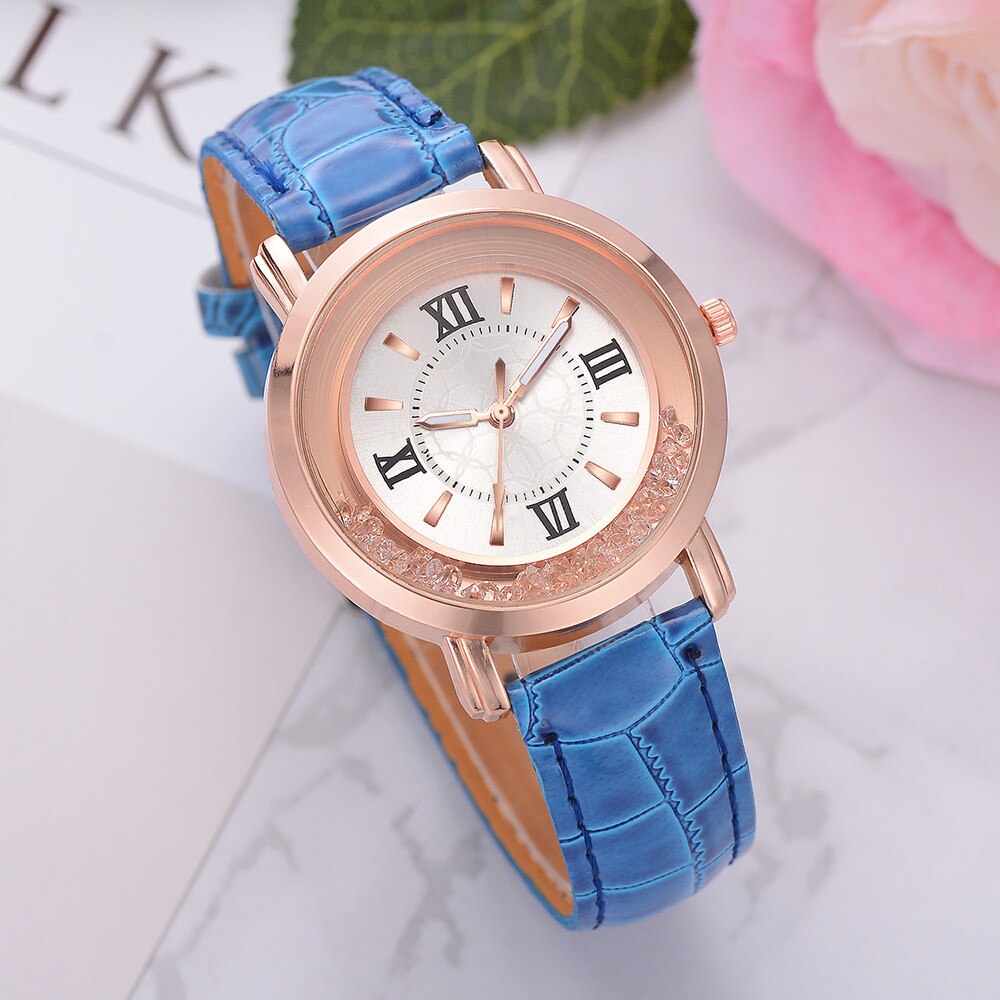 Luxury Brand Leather Quartz Women's Watch Ladies Fashion Watch Women Wristwatch Clock relogio feminino hours reloj mujer #4