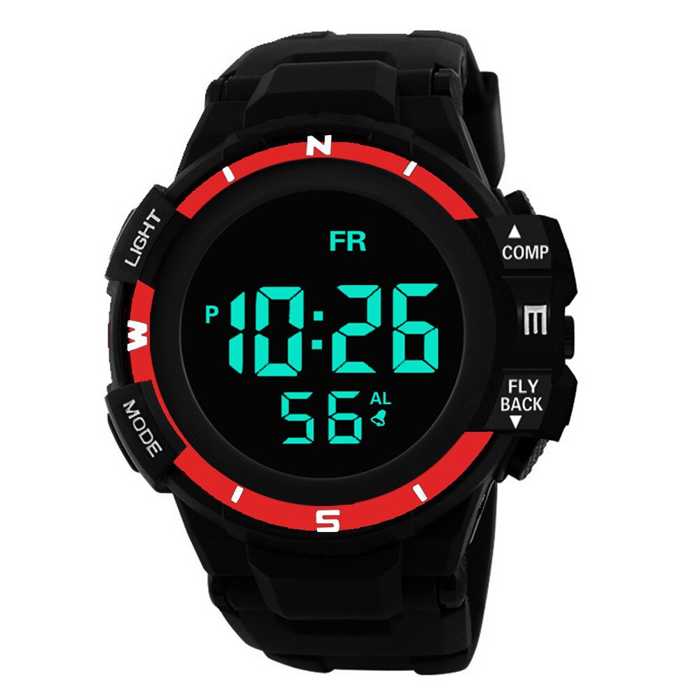 Luxury Men Analog Digital Military Sport LED Waterproof Wrist Watch Silicone Electronic Watch Couple Watches Clock мужские #2