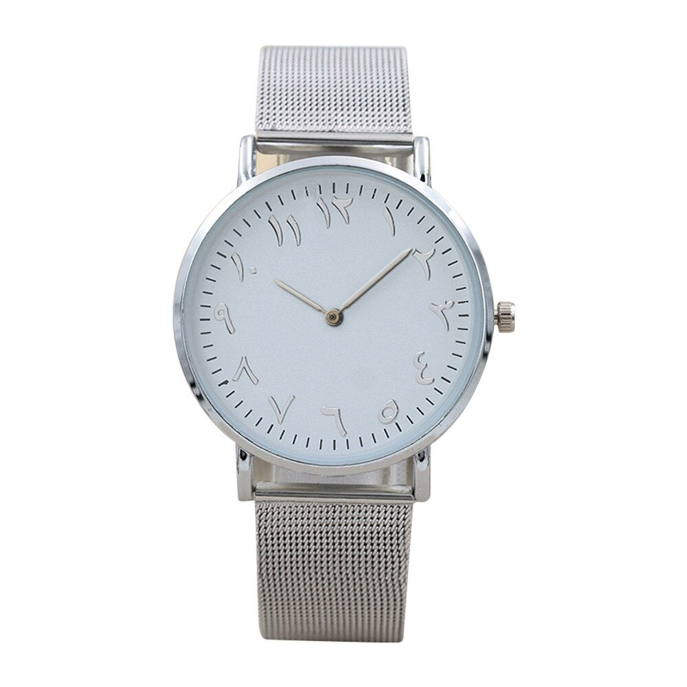 Men's And Women's Fashion Classic Quartz Stainless Steel Watch Gold Dress Watches Women Fashion Casual Alloy Quartz female clock