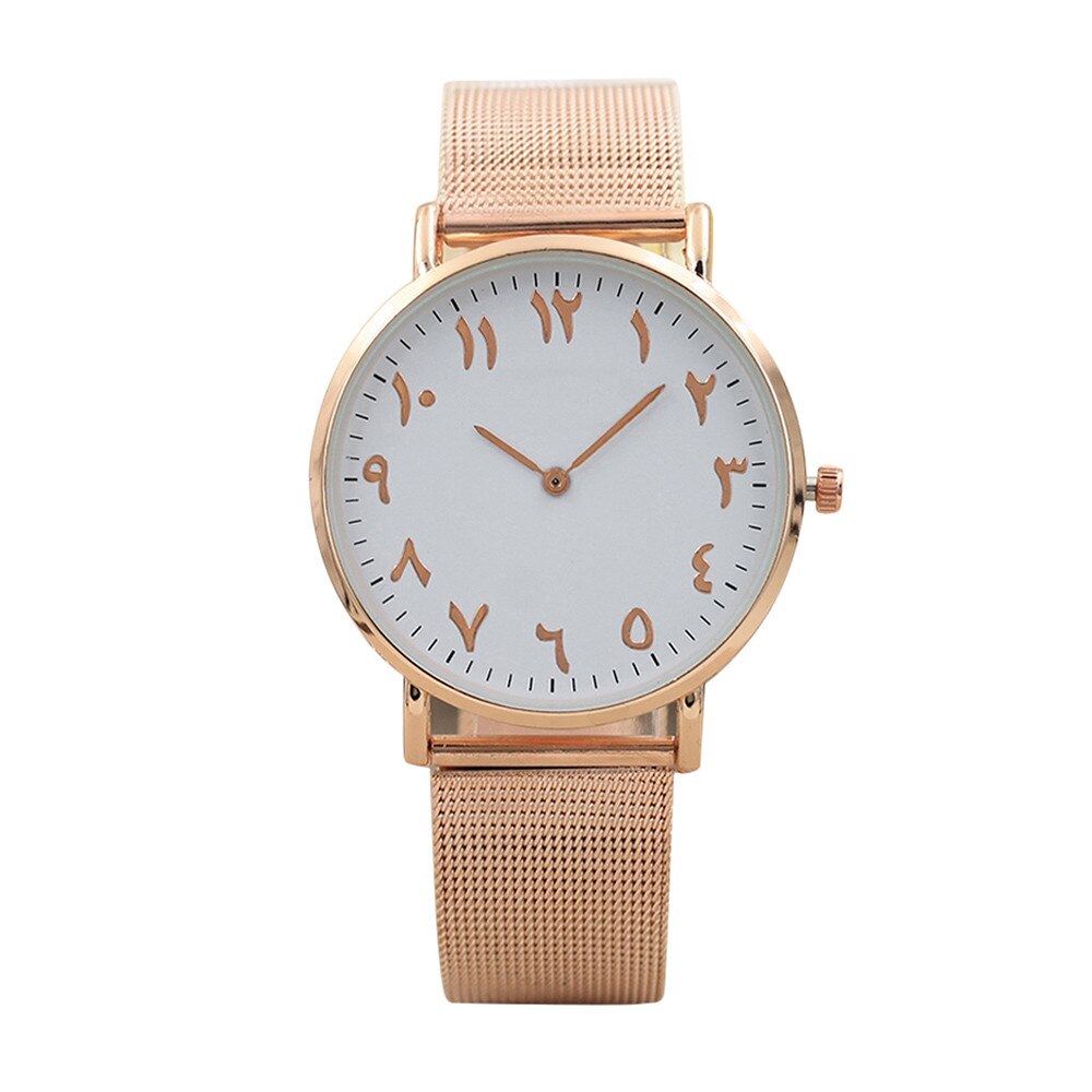 Men's And Women's Fashion Classic Quartz Stainless Steel Watch Gold Dress Watches Women Fashion Casual Alloy Quartz female clock