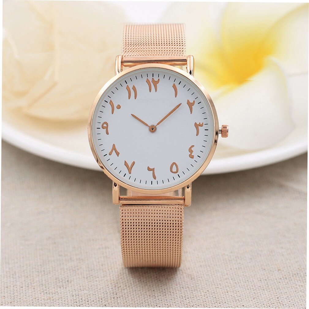 Men's And Women's Fashion Classic Quartz Stainless Steel Watch Gold Dress Watches Women Fashion Casual Alloy Quartz female clock