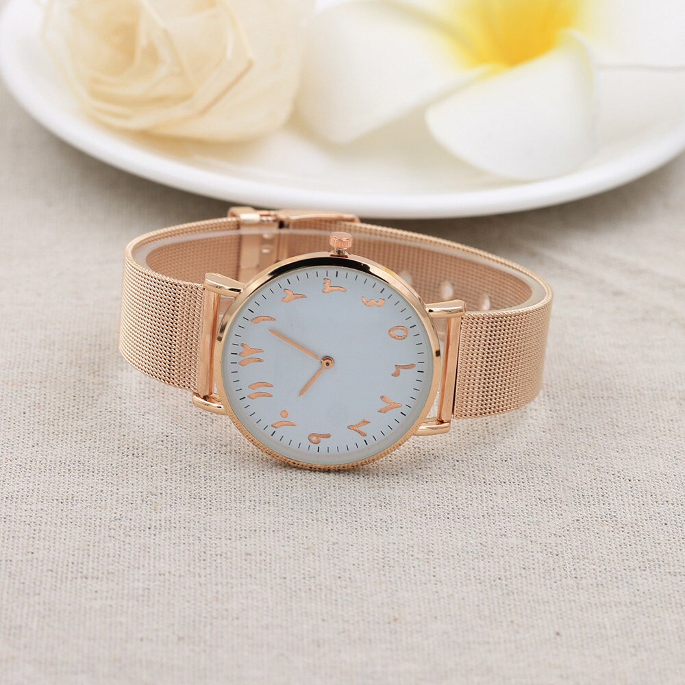 Men's And Women's Fashion Classic Quartz Stainless Steel Watch Gold Dress Watches Women Fashion Casual Alloy Quartz female clock