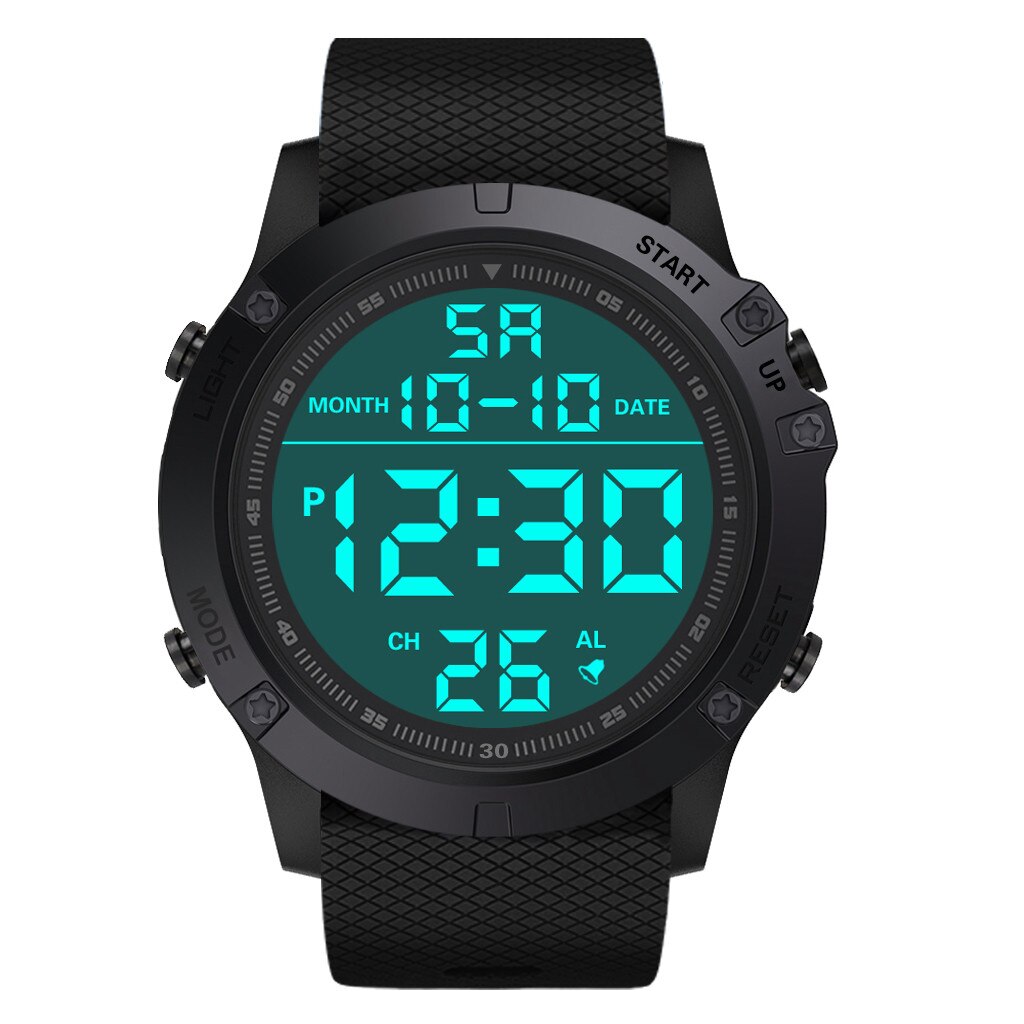 Men's sport Digital watch Hours Running Swimming Military watches Altimeter Barometer Compass waterproof relogio masculino #2