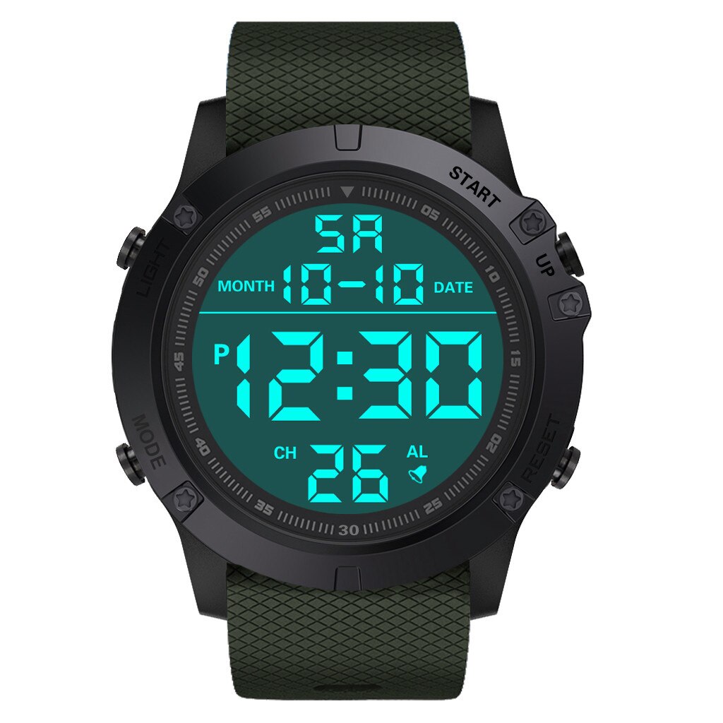 Men's sport Digital watch Hours Running Swimming Military watches Altimeter Barometer Compass waterproof relogio masculino #2