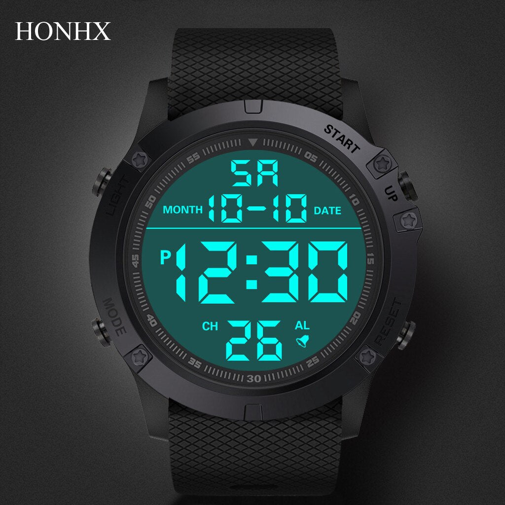 Men's sport Digital watch Hours Running Swimming Military watches Altimeter Barometer Compass waterproof relogio masculino #2