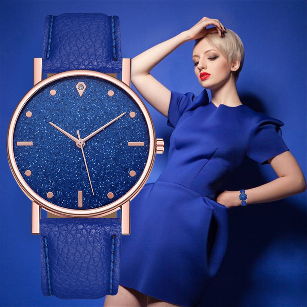 NEW Watch Women Fashion Casual Leather Belt Watches Simple Ladies' Small Dial Quartz Clock Dress Wristwatches Reloj mujer#8