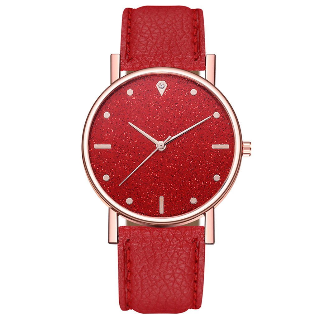 NEW Watch Women Fashion Casual Leather Belt Watches Simple Ladies' Small Dial Quartz Clock Dress Wristwatches Reloj mujer#8