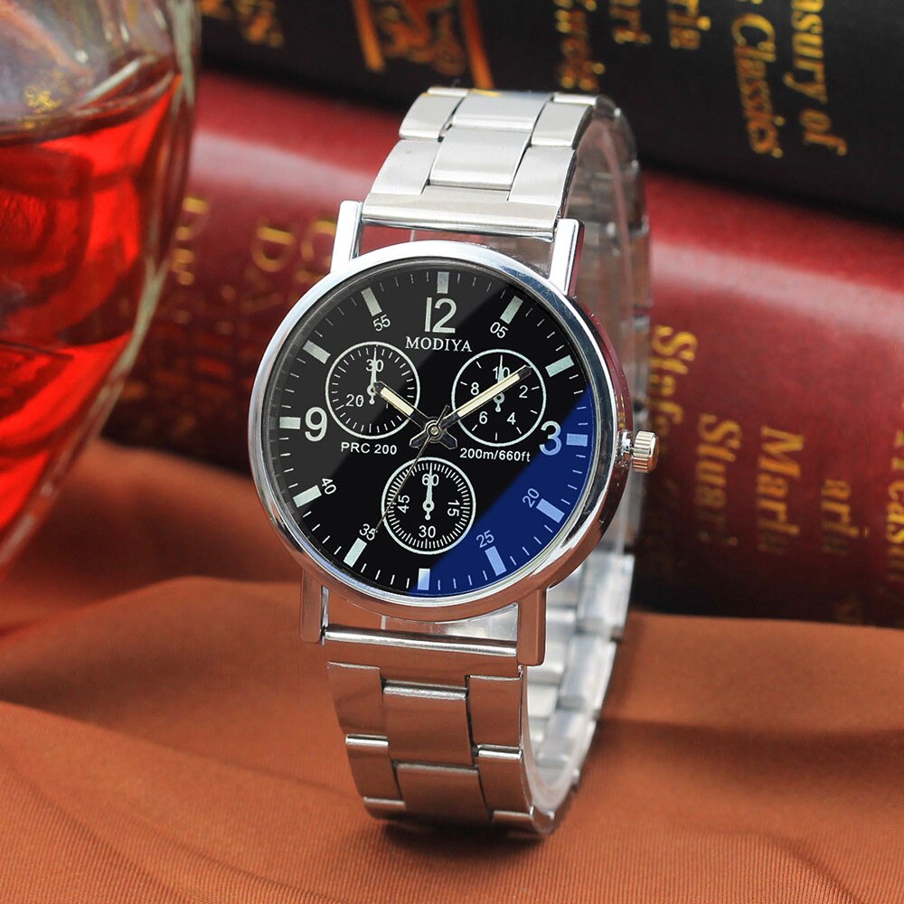 Quartz Wristwatch Luminous Men's Watches Classic Calendar Mens Business Steel Watch Relogio Masculino Popular Saati 2020 #8