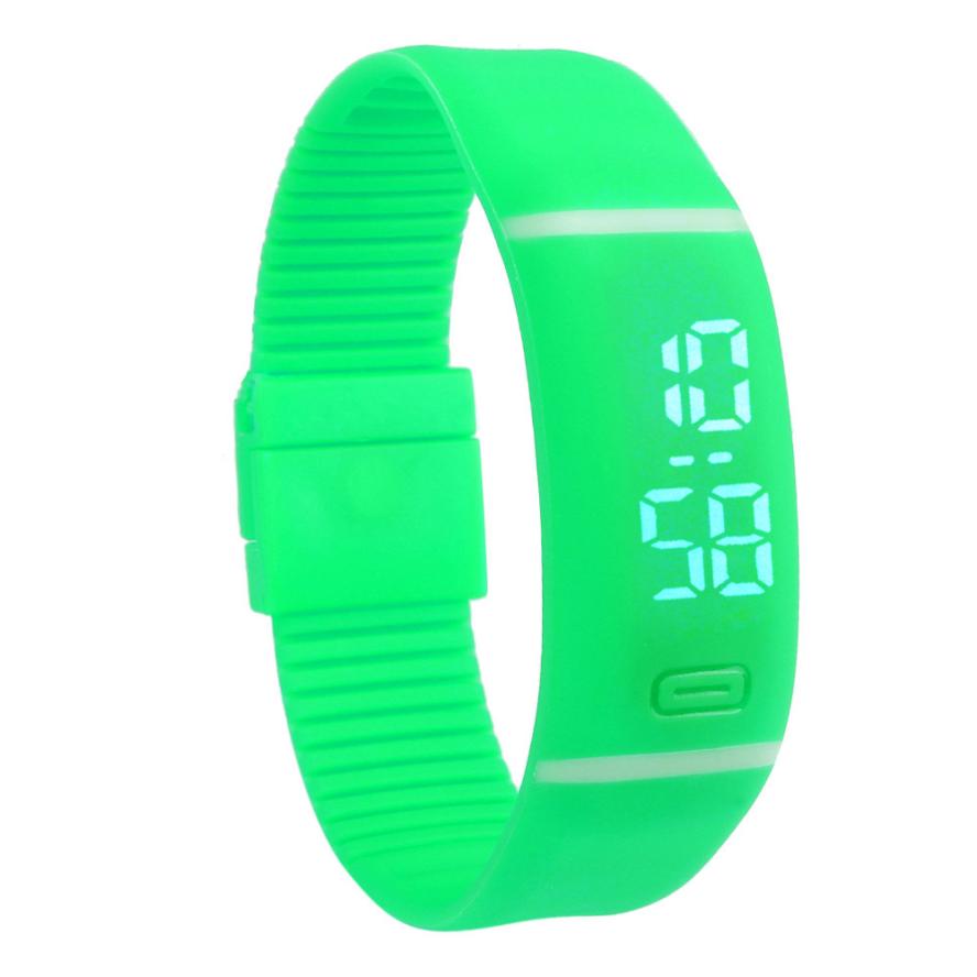 Splendid Luxury Electronic Watch Watches Mens Womens Rubber LED Watch Date Sports Bracelet Digital Wrist Watch