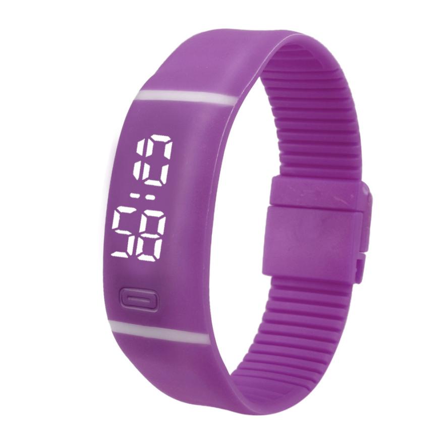 Splendid Luxury Electronic Watch Watches Mens Womens Rubber LED Watch Date Sports Bracelet Digital Wrist Watch