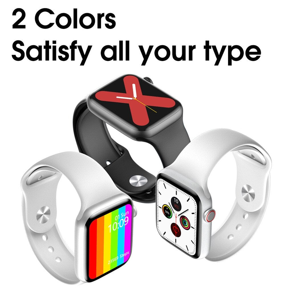 W46 Smart Watch Body Temperature 1.75 Inch HD IP68 Waterproof Smartwatch 44mm changeable watch band stopwatch extend 128MB #4