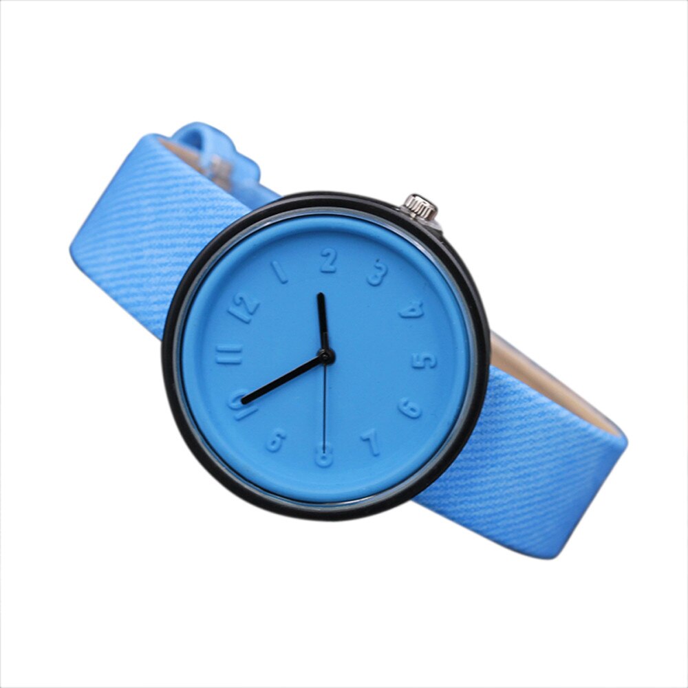 Women Watch Creative Wristwatch Lady Clock Rotate ellow Leather Band Wristwatches Clock Montres Femme Reloj Mujer relogio #2