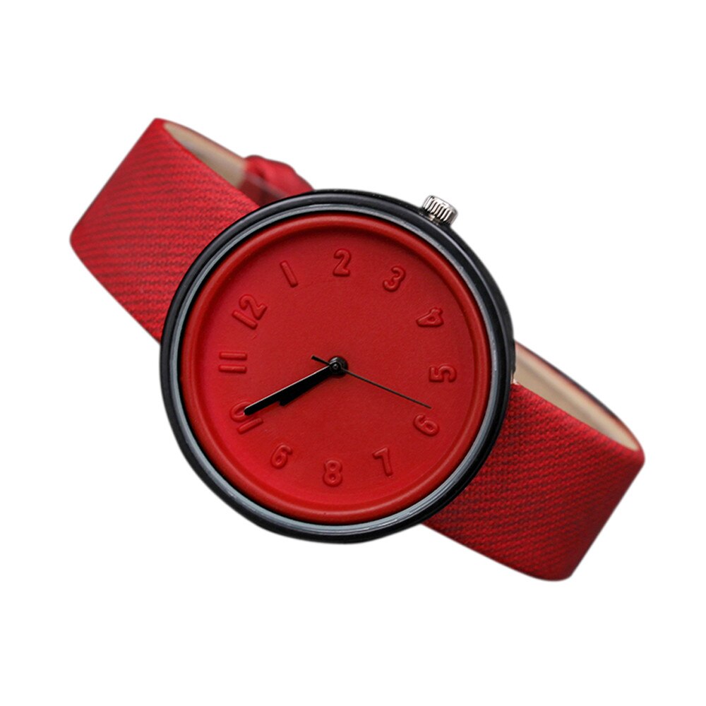 Women Watch Creative Wristwatch Lady Clock Rotate ellow Leather Band Wristwatches Clock Montres Femme Reloj Mujer relogio #2