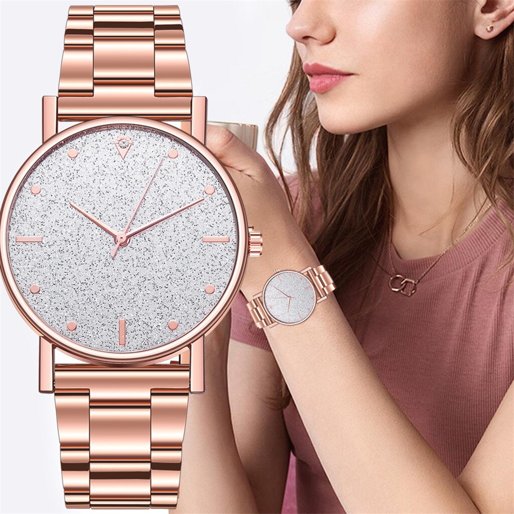 Women Watches Top Brand Luxury 2020 Fashion Diamond Ladies Wristwatches Stainless Steel Silver Mesh Strap Female Quartz Watch #8