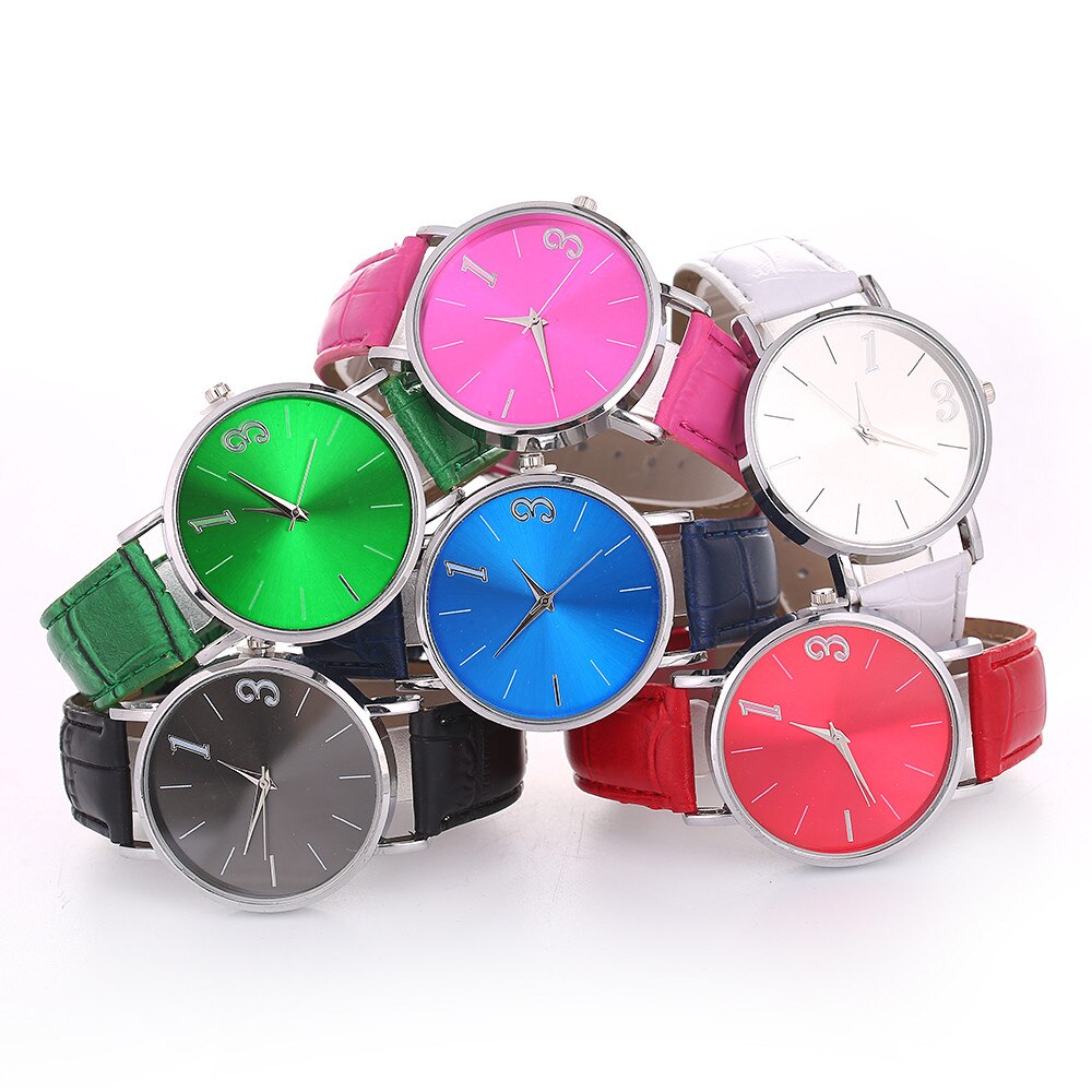Women's Watch Bracelets Reloje Mujer 2019 Casual Fashion Leather Analog Quartz Women Wrist Watch Watches Clock montre femme