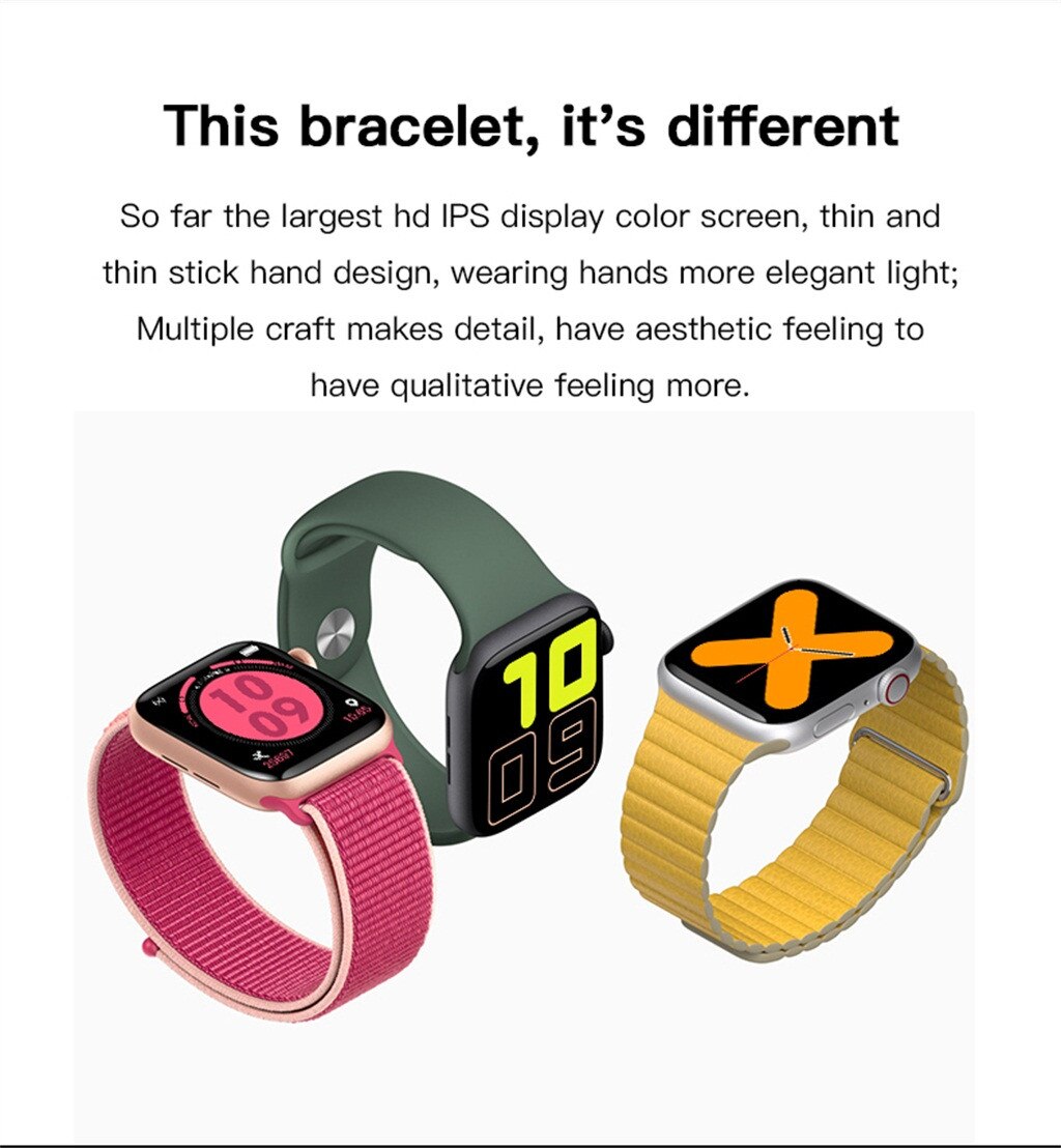 X6 Smart Watch Support Bluetooth Call Smartwatch Health Sport Smart Watch Men Full Touch Fitness Tracker Blood Pressure Smart #4