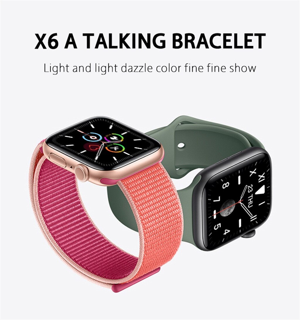 X6 Smart Watch Support Bluetooth Call Smartwatch Health Sport Smart Watch Men Full Touch Fitness Tracker Blood Pressure Smart #4