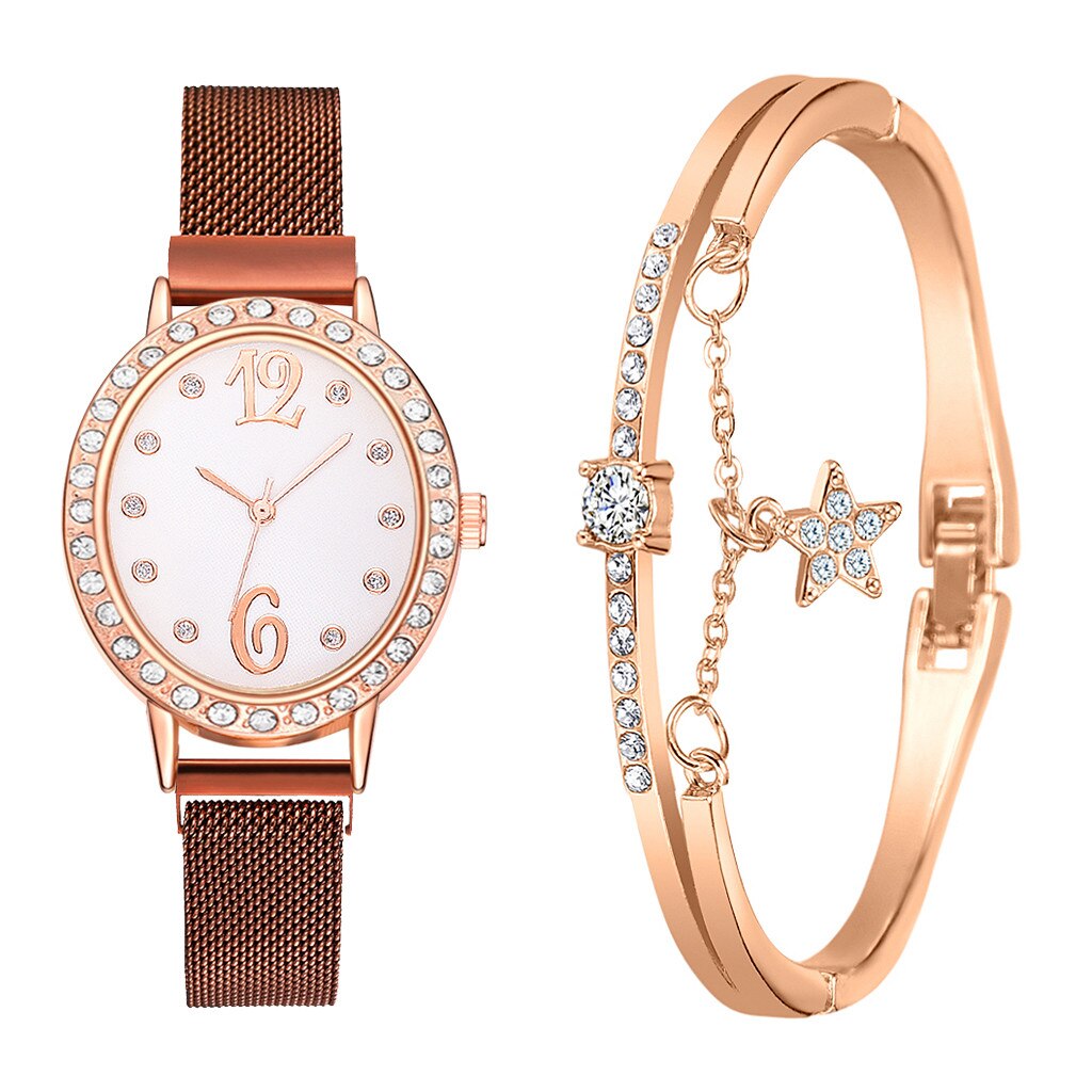 reloj mujer Fashion feminine relogio Small And Delicate European Beauty Simple Casual Bracelet Watch Suit watches for women