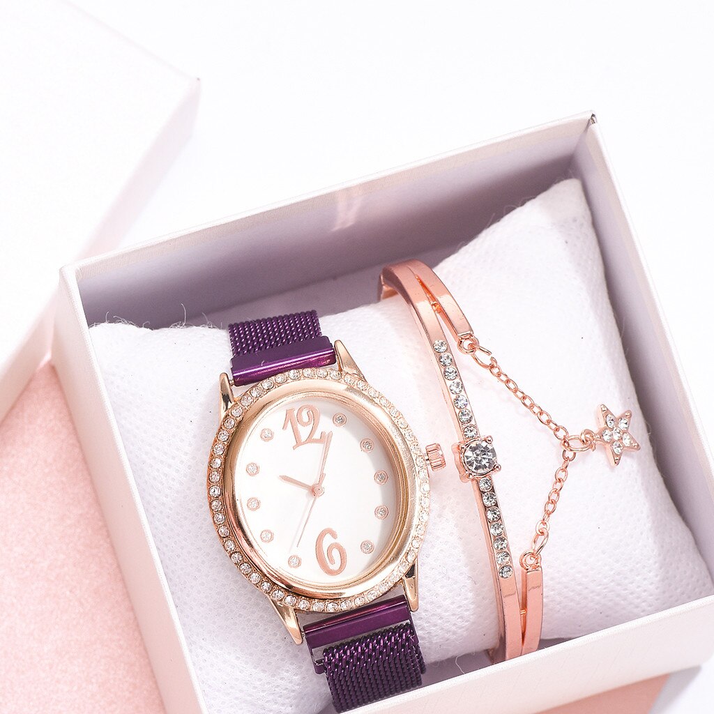 reloj mujer Fashion feminine relogio Small And Delicate European Beauty Simple Casual Bracelet Watch Suit watches for women