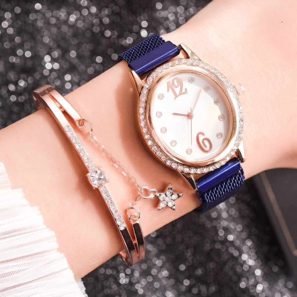 reloj mujer Fashion feminine relogio Small And Delicate European Beauty Simple Casual Bracelet Watch Suit watches for women
