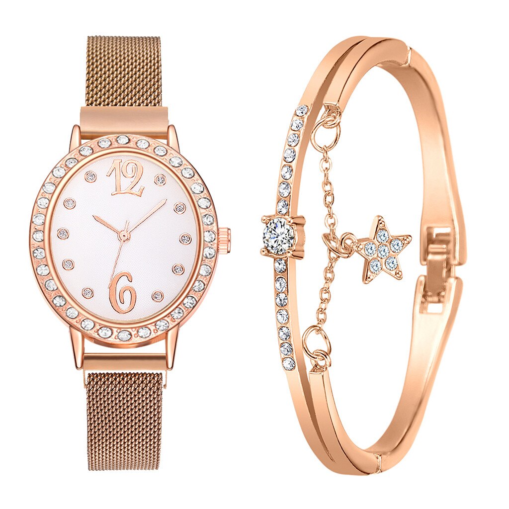 reloj mujer Fashion feminine relogio Small And Delicate European Beauty Simple Casual Bracelet Watch Suit watches for women