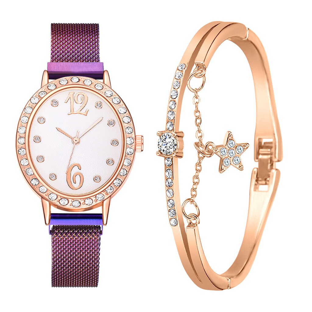 reloj mujer Fashion feminine relogio Small And Delicate European Beauty Simple Casual Bracelet Watch Suit watches for women